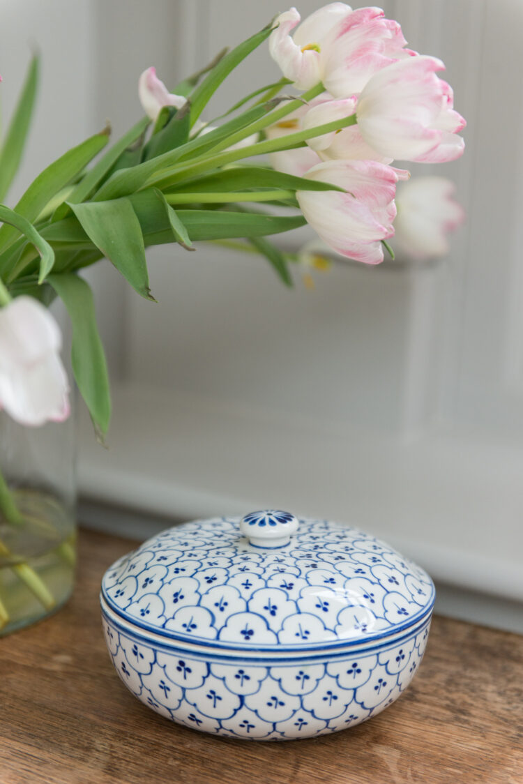 Lotus Lidded Bowl
